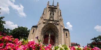 Cathedral of Learning in summer